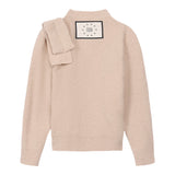 Dou Dou Cardigan tinta unita Beige per Bambina DX9A20 BEIGE DOU DOU 