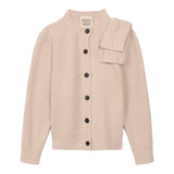 Dou Dou Cardigan tinta unita Beige per Bambina DX9A20XX BEIGE DOU DOU 