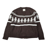 Dou Dou Cardigan tinta unita con Stampa Marrone per Bambina DX9P20 MARRONE DOU DOU 