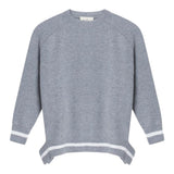 Dou Dou Maglia tinta unita con Fantasia Grigio per Neonata DX9P40W0041 GRIGIO DOU DOU 