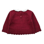 Dr.Kid Maglia Girocollo tinta unita Rosso per Neonata DK308 ROSSO DR.KID 