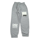 Dropseason2 Completo 2Pz Felpa tinta unita con Stampa-Pantalone Grigio per Bambino FW25K031 GRIGIO DROPSEASON2 