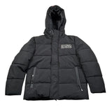 Dropseason2 Giubbino tinta unita con Cappuccio Nero per Bambino FW25K073 NERO DROPSEASON2 