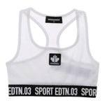 Dsquared2 Top tinta unita con Logo Bianco per Bambina DQ0037 BIANCO DSQUARED2 