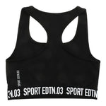 Dsquared2 Top tinta unita con Logo Nero per Bambina DQ0037 NERO DSQUARED2 