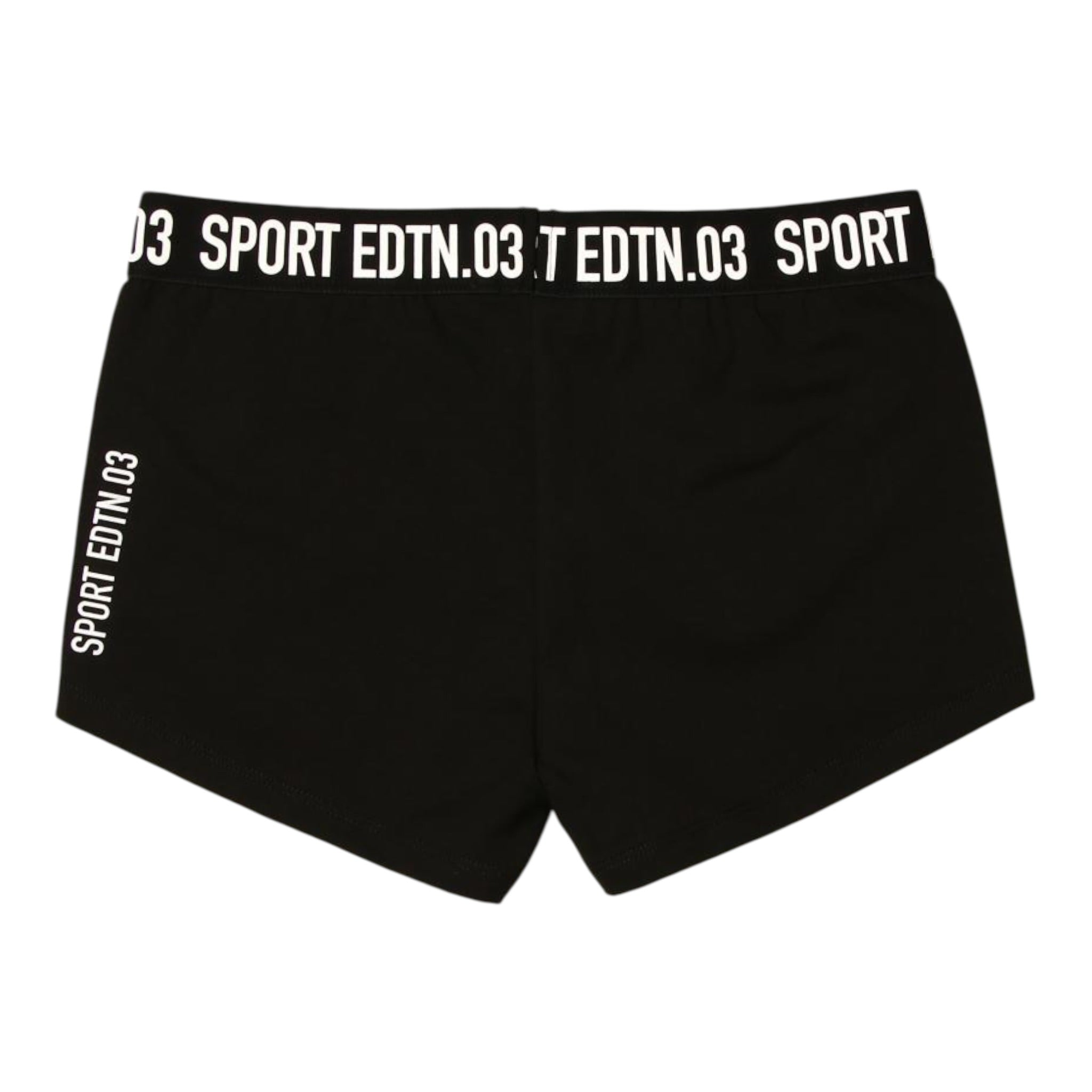 Dsquared2 Culotte tinta unita con Logo Nero per Bambina DQ0039 NERO DSQUARED2 