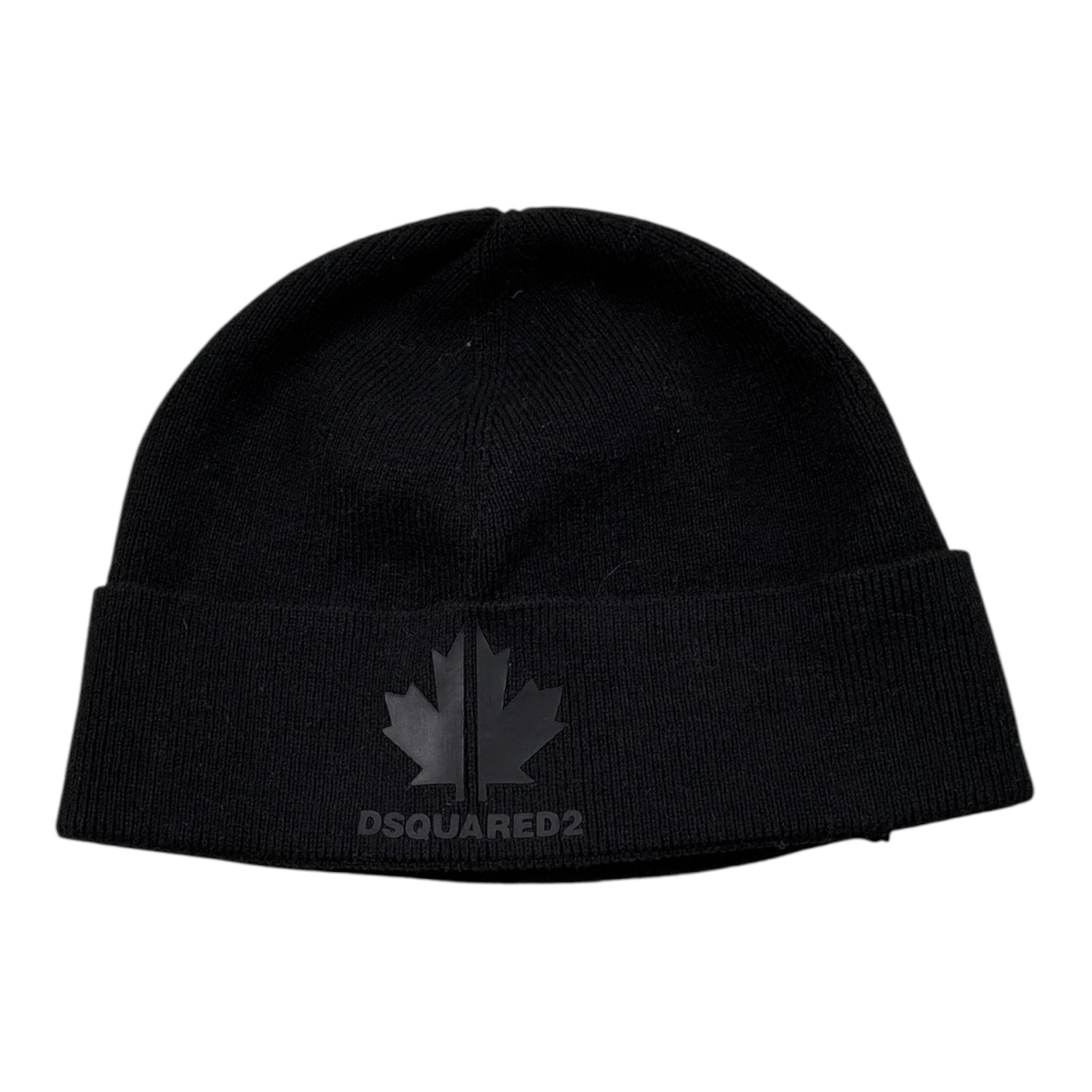 Dsquared2 Cappello tinta unita con Logo Nero per Bambino DQ0326 NERO DSQUARED2 
