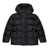 Dsquared2 Giubbino tinta unita con Zip E Cappuccio Nero per Bambino DQ1090 NERO DSQUARED2 