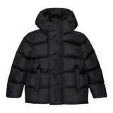 Dsquared2 Giubbino tinta unita con Zip E Cappuccio Nero per Bambino DQ1090X NERO DSQUARED2 