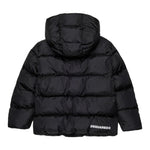 Dsquared2 Giubbino tinta unita con Zip E Cappuccio Nero per Bambino DQ1090X NERO DSQUARED2 
