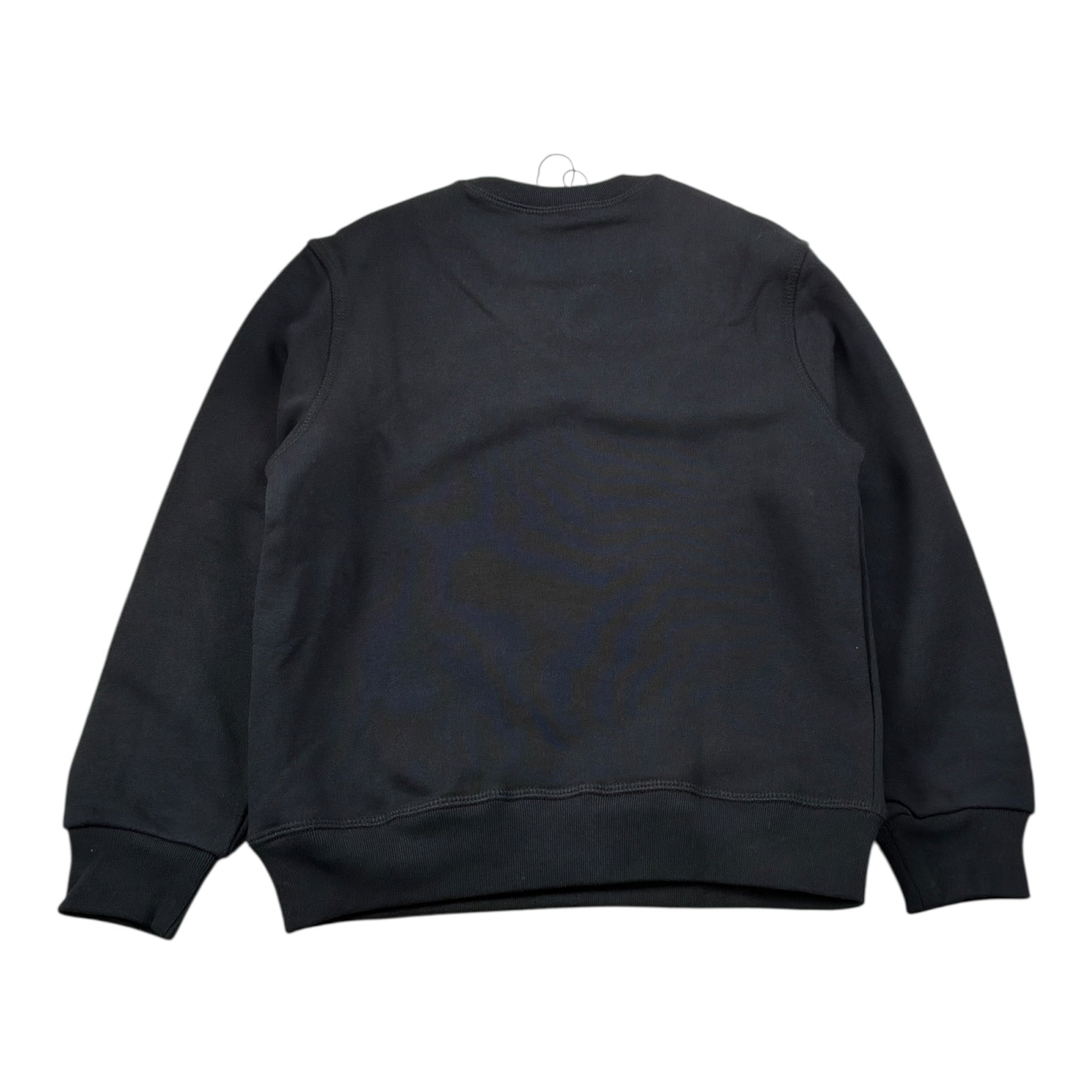 Dsquared2 Felpa tinta unita Girocollo con Stampa Nero per Bambino DQ1809 NERO DSQUARED2 