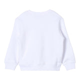 Dsquared2 Felpa tinta unita Girocollo con Stampa Bianco per Bambino DQ2073 BIANCO DSQUARED2 