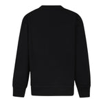 Dsquared2 Felpa tinta unita Girocollo con Stampa Nero per Bambino DQ2667 NERO DSQUARED2 