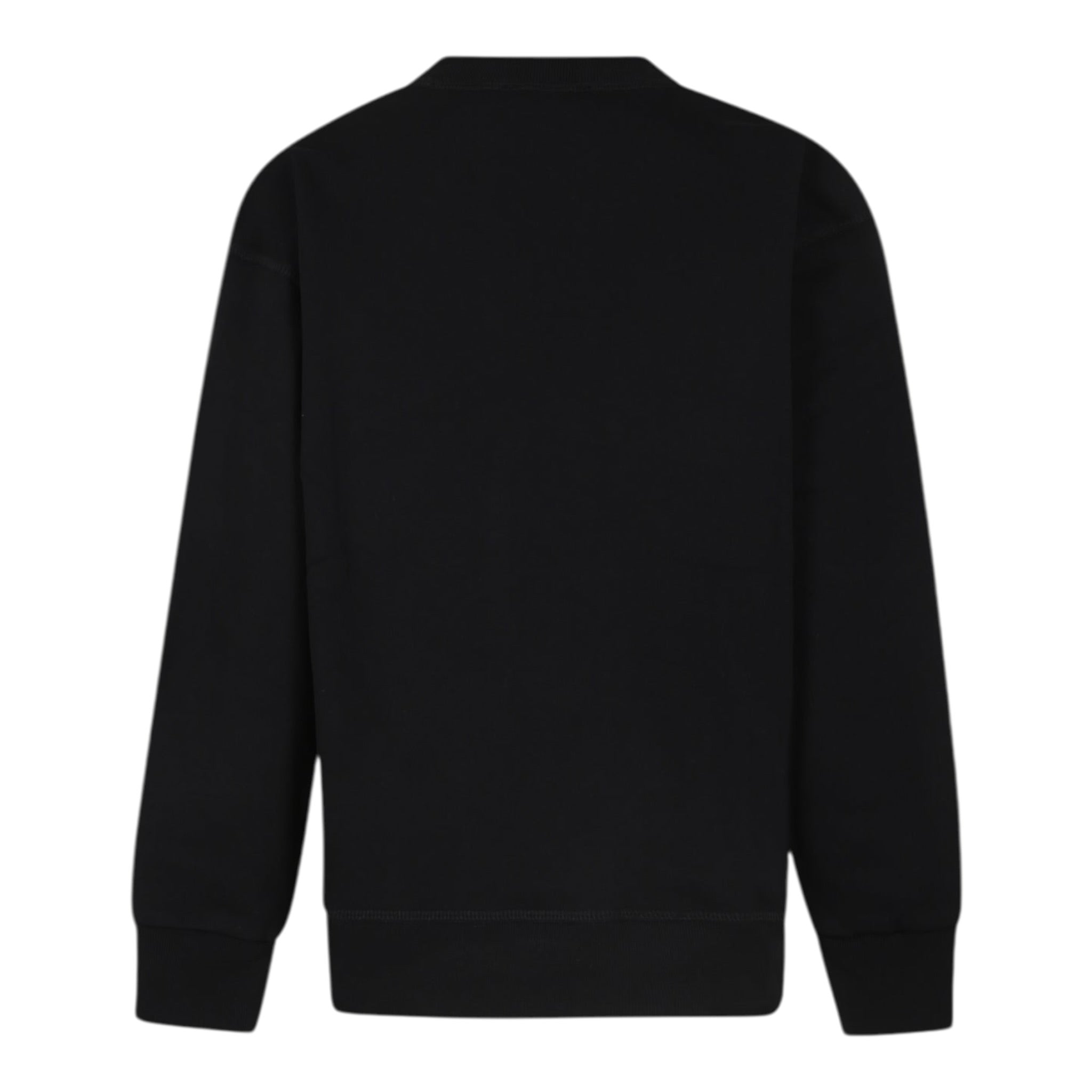 Dsquared2 Felpa tinta unita Girocollo con Stampa Nero per Bambino DQ2667 NERO DSQUARED2 