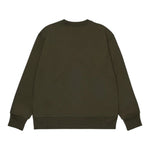 Dsquared2 Felpa Chiusa Girocollo tinta unita con Logo Verde per Bambino DQ2739 VERDE DSQUARED2 