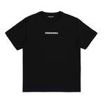 Dsquared2 T-Shirt Girocollo tinta unita con Logo Nero per Bambino DQ2823XX NERO DSQUARED2 