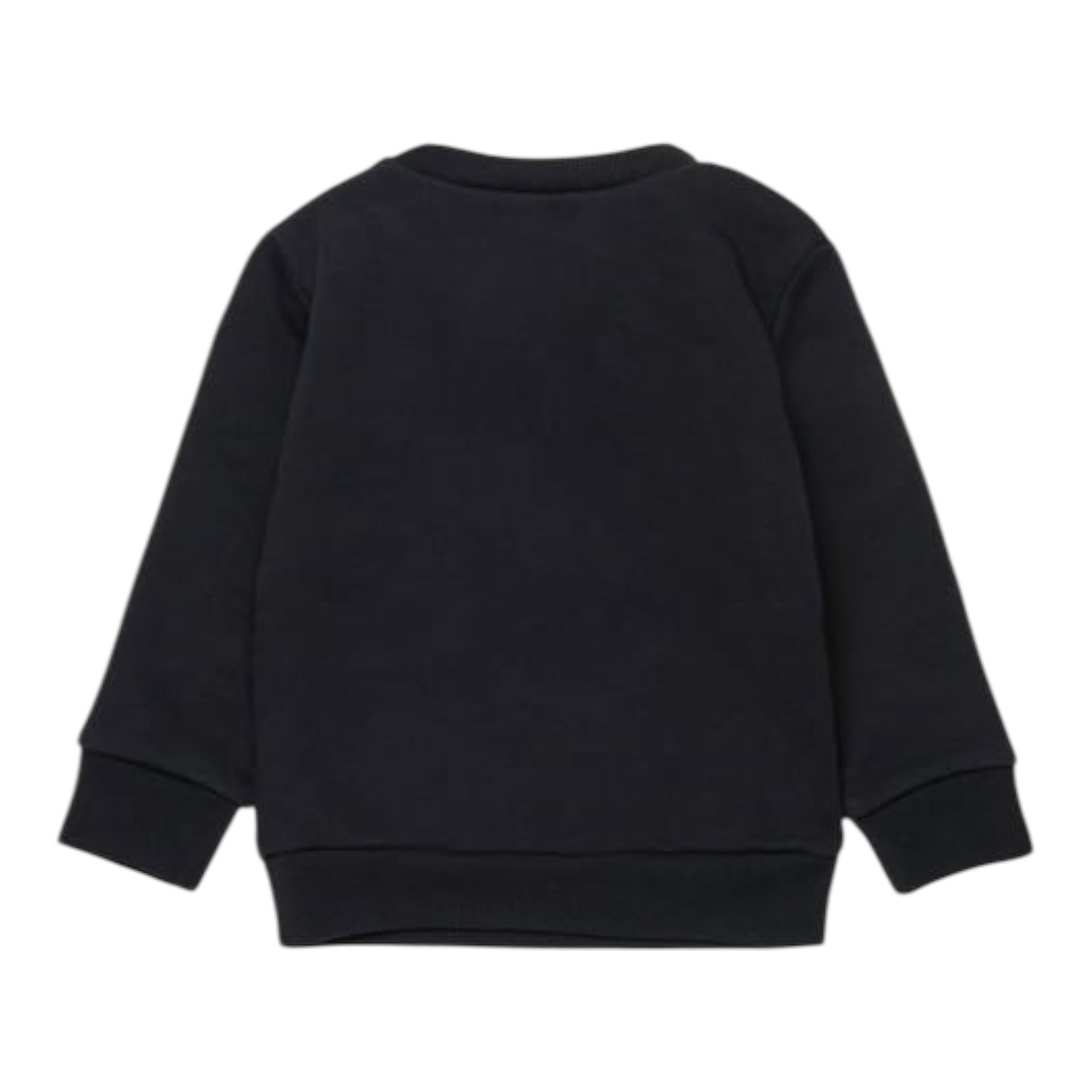 Dsquared2 Felpa tinta unita Girocollo con Stampa Nero per Neonato DQ2860 NERO DSQUARED2 