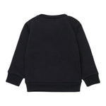 Dsquared2 Felpa tinta unita Girocollo con Stampa Nero per Bambino DQ2860XJ NERO DSQUARED2 