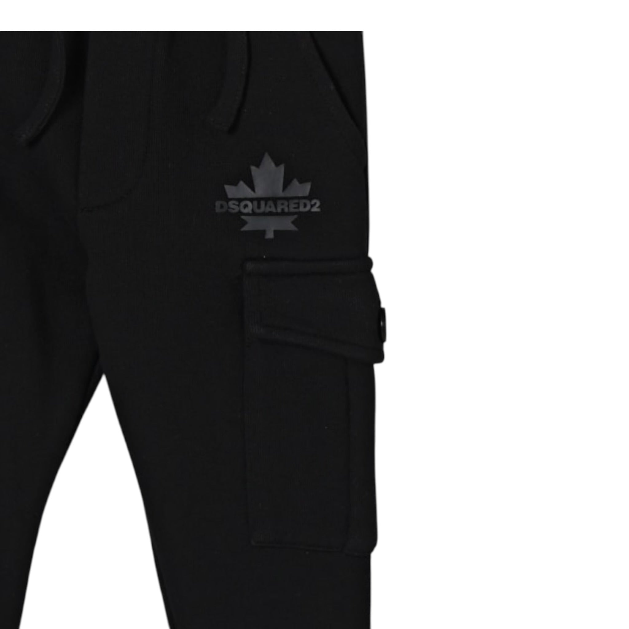 Dsquared2 Pantalone Modello Tuta tinta unita Nero per Neonato DQ2868 NERO DSQUARED2 