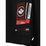 Dsquared2 Felpa Chiusa Girocollo tinta unita con Stampa Nero per Bambino DQ3006 NERO DSQUARED2 