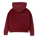 Dsquared2 Felpa tinta unita con Cappuccio E Stampa Bordeaux per Bambina DQ3009 BORDEAUX DSQUARED2 