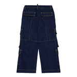Dsquared2 Jeans tinta unita con Cuciture In Rilievo Blu per Bambina DQ3039 BLU DSQUARED2 