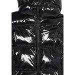 Dsquared2 Giubbino tinta unita con Zip E Cappuccio Nero per Bambino DQ3042 NERO DSQUARED2 