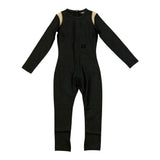 Dsquared2 Tuta Intera Manica Lunga tinta unita Nero per Bambina DQ3078 NERO DSQUARED2 