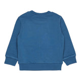 Dsquared2 Felpa Chiusa Girocollo tinta unita con Logo Petrolio per Neonato DQ3095 PETROLIO DSQUARED2 