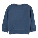 Dsquared2 Felpa Chiusa Girocollo tinta unita con Logo Petrolio per Bambino DQ3095XJ PETROLIO DSQUARED2 