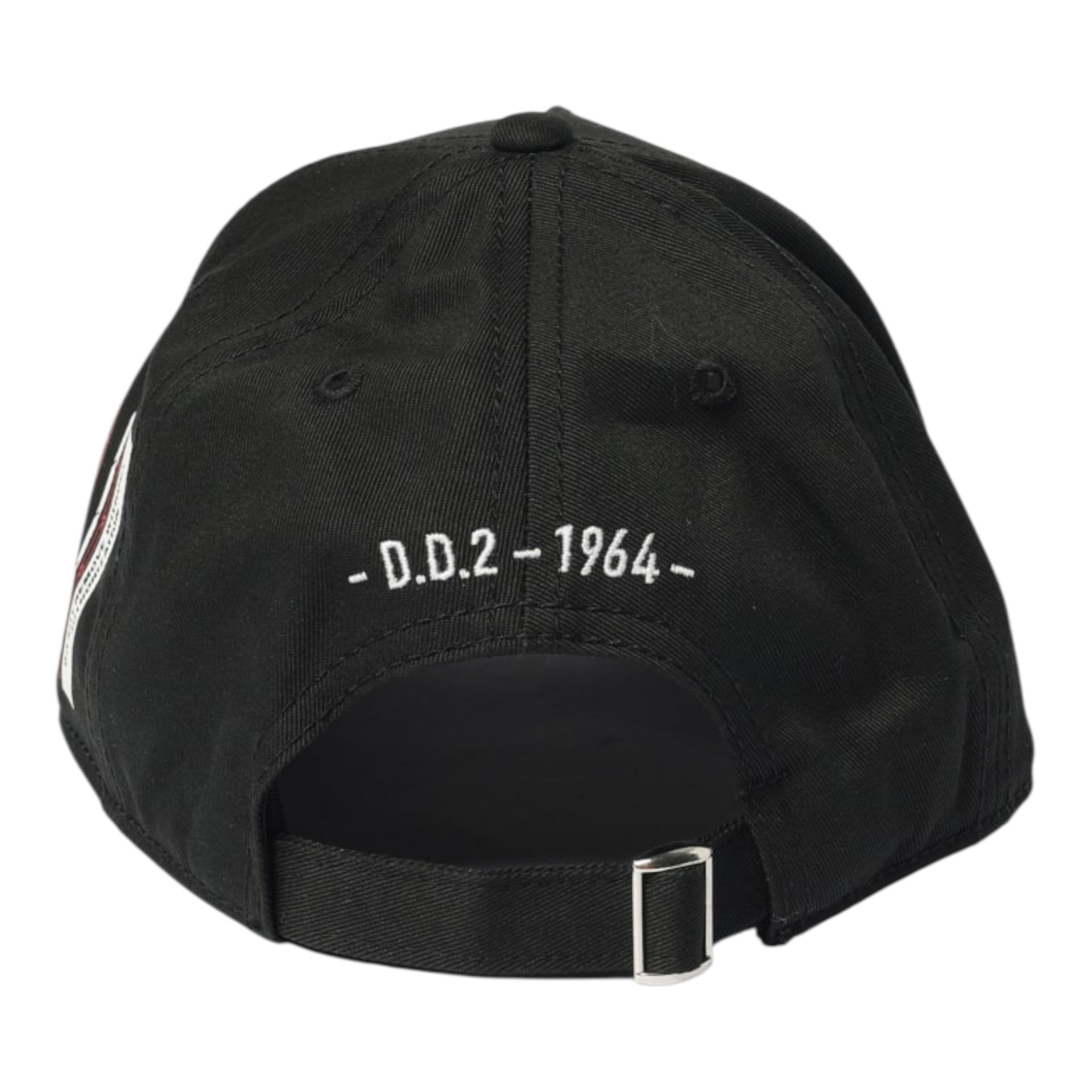 Dsquared2 Berretto tinta unita con Logo Nero per Bambino DQ3118 NERO DSQUARED2 