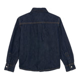Dsquared2 Camicia Manica Lunga In Denim tinta unita Blu per Bambino DQ3139 BLU DSQUARED2 