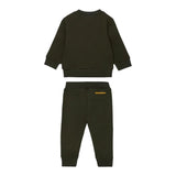 Dsquared2 Completo 2Pz Felpa-Pantalone tinta unita Verde per Bambino DQ3146NXJ VERDE DSQUARED2 
