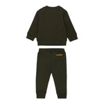 Dsquared2 Completo 2Pz Felpa-Pantalone tinta unita Verde per Neonato DQ3146NX VERDE DSQUARED2 