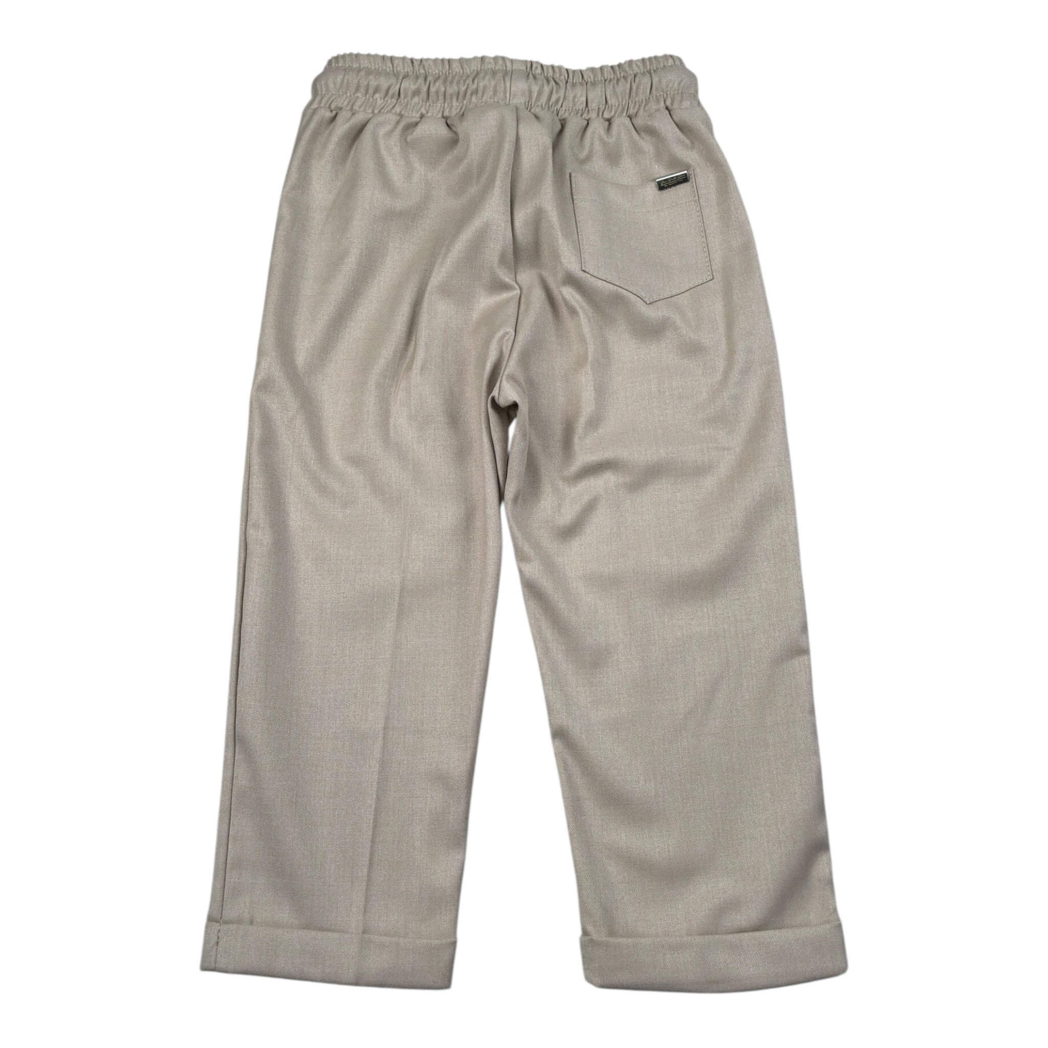 Duepuntozero Pantalone tinta unita con Elastico In Vita Beige per Neonato 32604N BEIGE DUEPUNTOZERO 