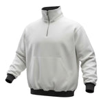 Duepuntozero Felpa tinta unita con Zip Panna per Bambino FLBZ24 PANNA DUEPUNTOZERO 