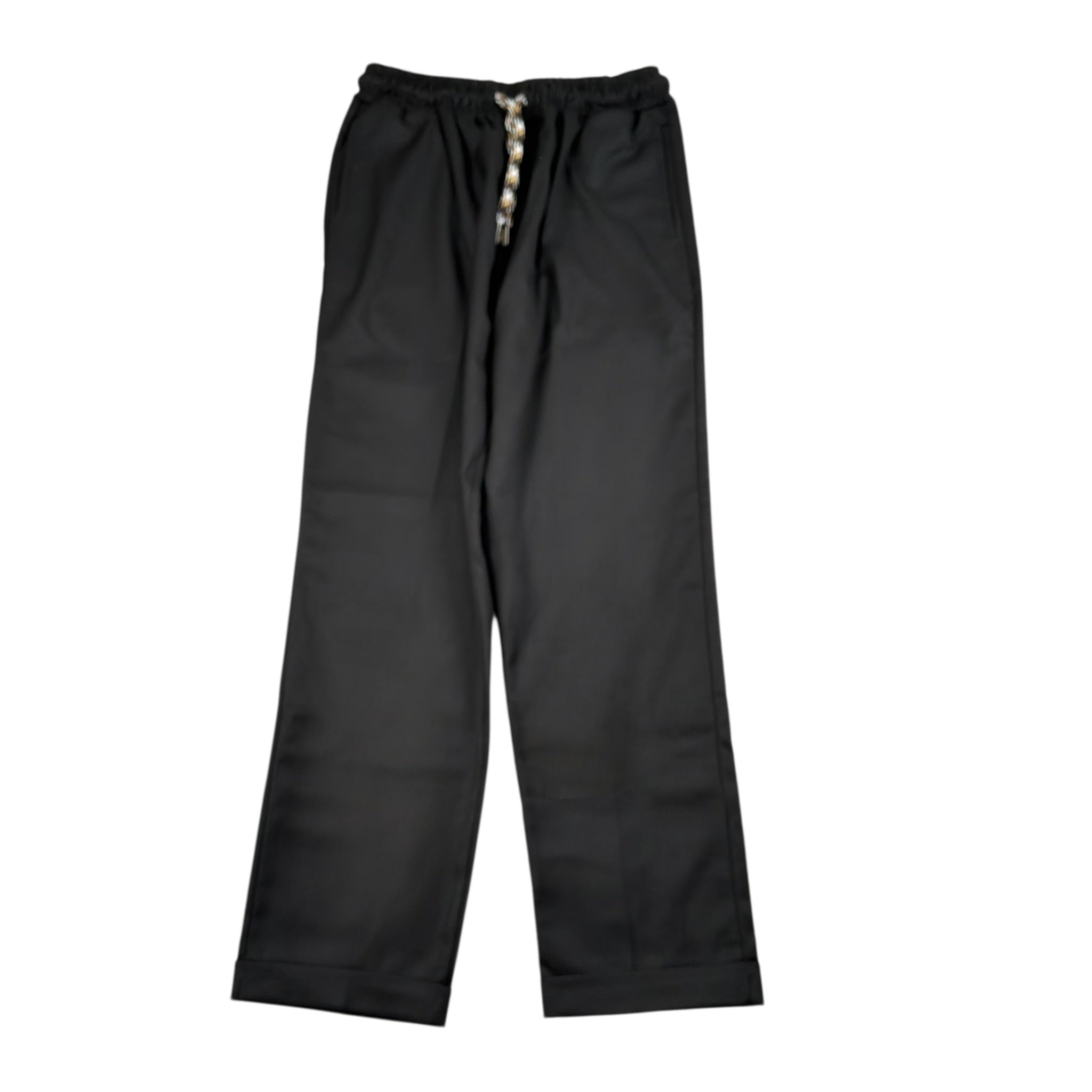 Duepuntozero Pantalone tinta unita con Elastico In Vita Nero per Bambino PTB25T NERO DUEPUNTOZERO 