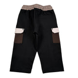 Duepuntozero Pantalone tinta unita con Tasche In Contrasto Nero per Bambino PTBTASCJ NERO DUEPUNTOZERO 
