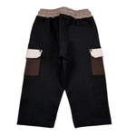 Duepuntozero Pantalone tinta unita con Tasche In Contrasto Nero per Neonato PTBTASC NERO DUEPUNTOZERO 