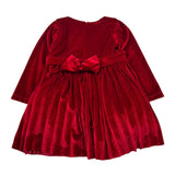 Ebita Abito Manica Lunga tinta unita con Fascia Rosso per Bambina 243293 ROSSO EBITA 