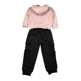 Ebita Completo 2 Pezzi Felpa-Pantalone Rosa/Nero per Neonata 255244 ROSA/NERO EBITA 
