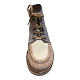 Eleventy Stivale Bicolore con Lacci Beige per Bambino 4R0O16 BEIGE ELEVENTY 