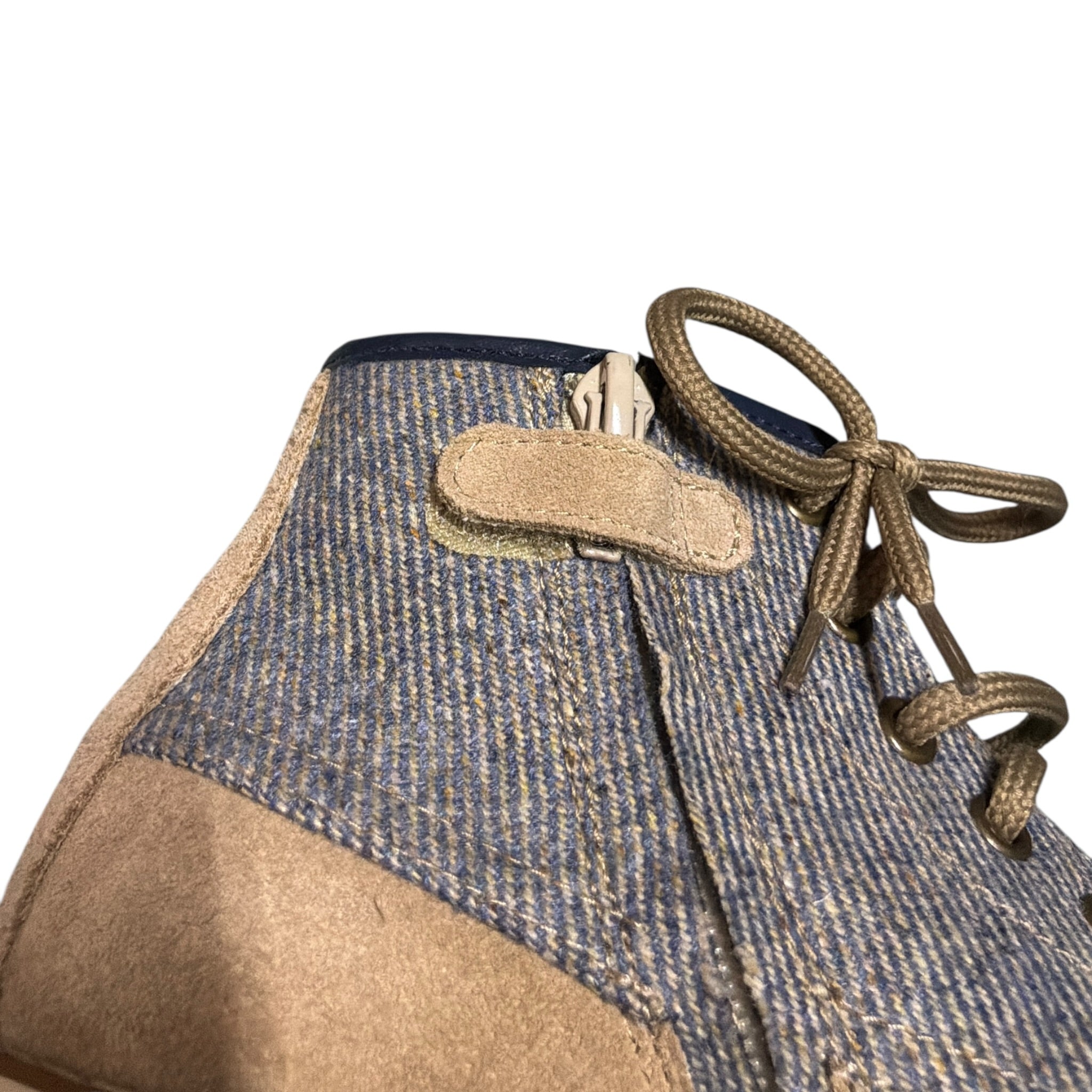 Eleventy Stivale Bicolore con Lacci Beige per Bambino 4R0O16 BEIGE ELEVENTY 