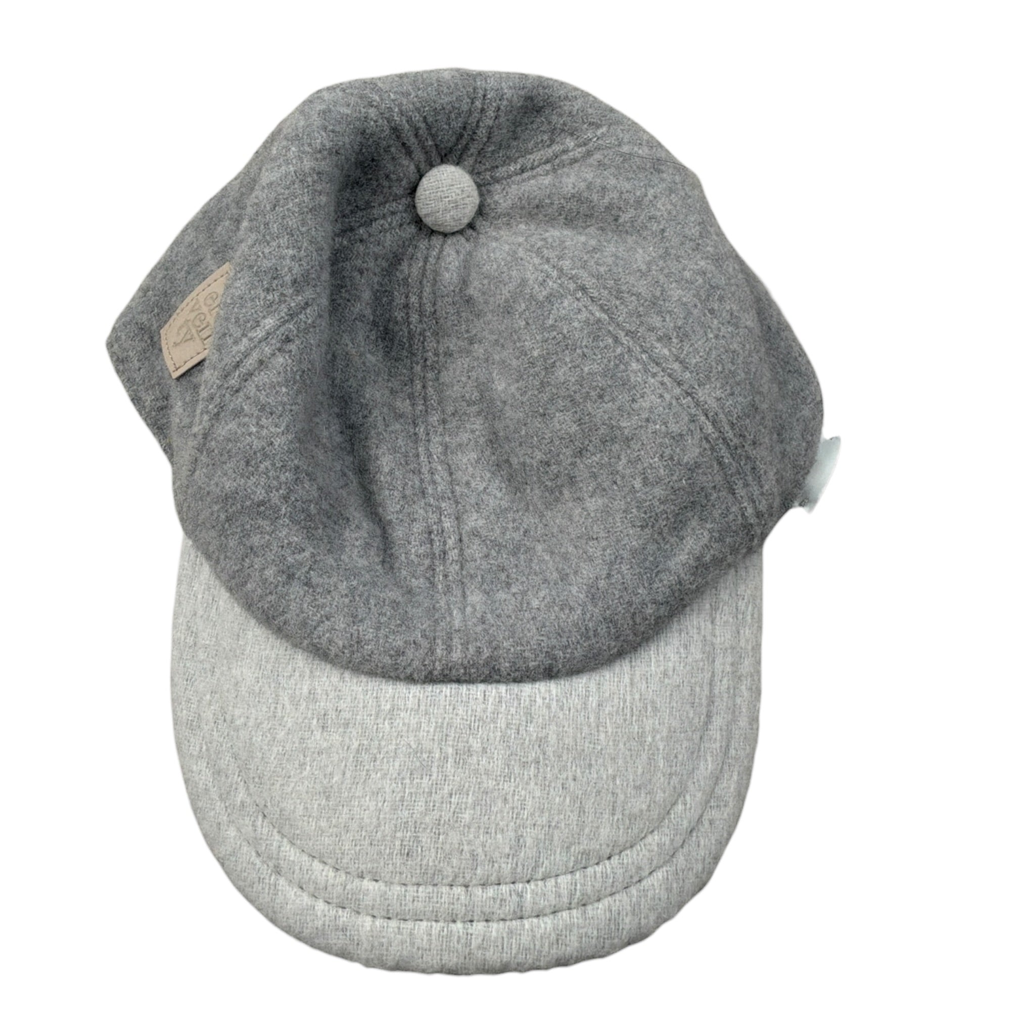 Eleventy Berretto tinta unita con Logo Grigio per Bambino ET0P17 GRIGIO ELEVENTY 