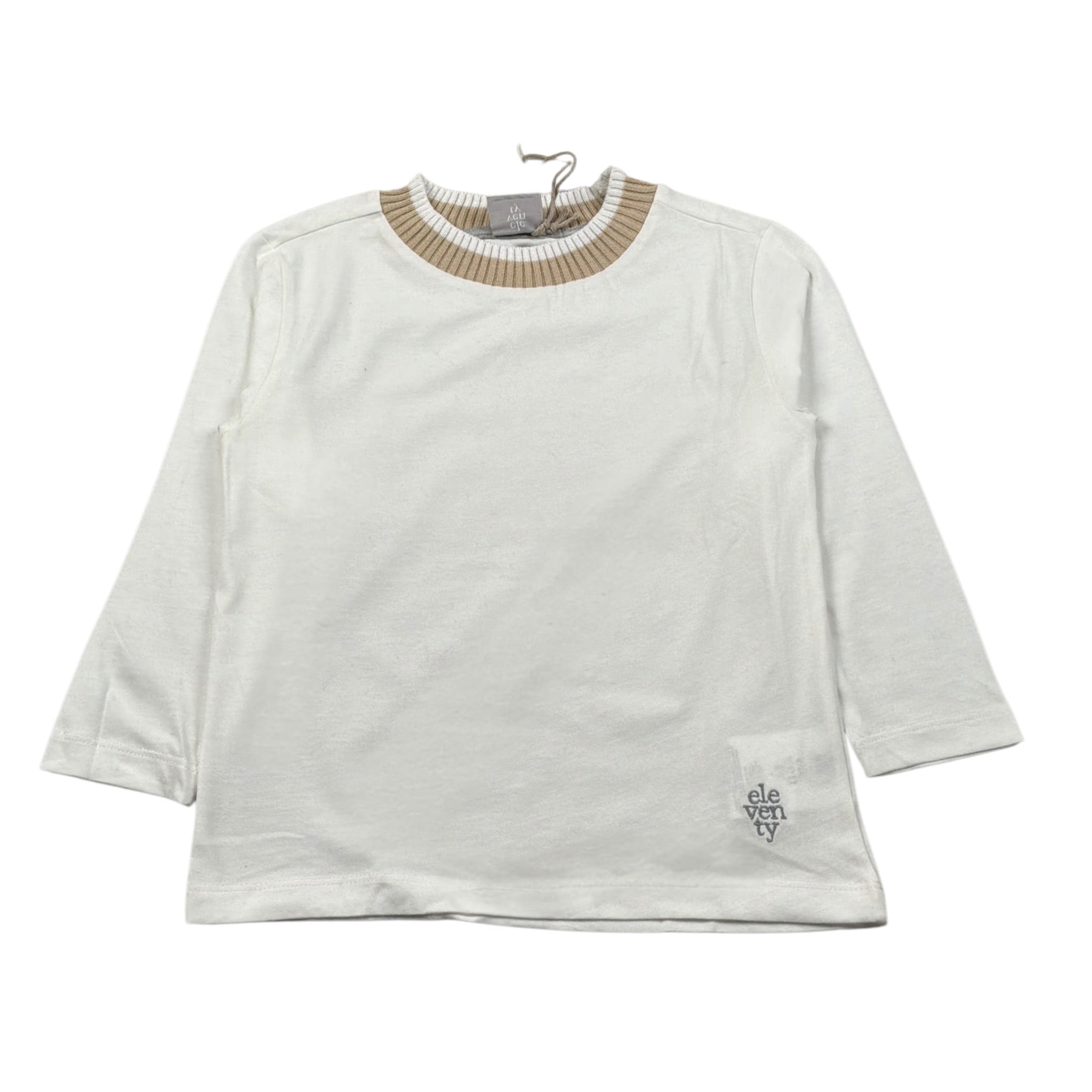 Eleventy Shirt tinta unita Girocollo Bianco per Neonato ET8P10 BIANCO ELEVENTY 