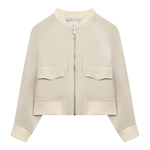 Eleventy Felpa con Zip tinta unita Beige per Bambina EU2A17 BEIGE ELEVENTY 
