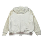 Eleventy Felpa con Zip E Cappuccio tinta unita Panna per Bambina EV4P50 PANNA ELEVENTY 