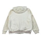 Eleventy Felpa con Zip E Cappuccio tinta unita Panna per Bambina EV4P50 PANNA ELEVENTY 