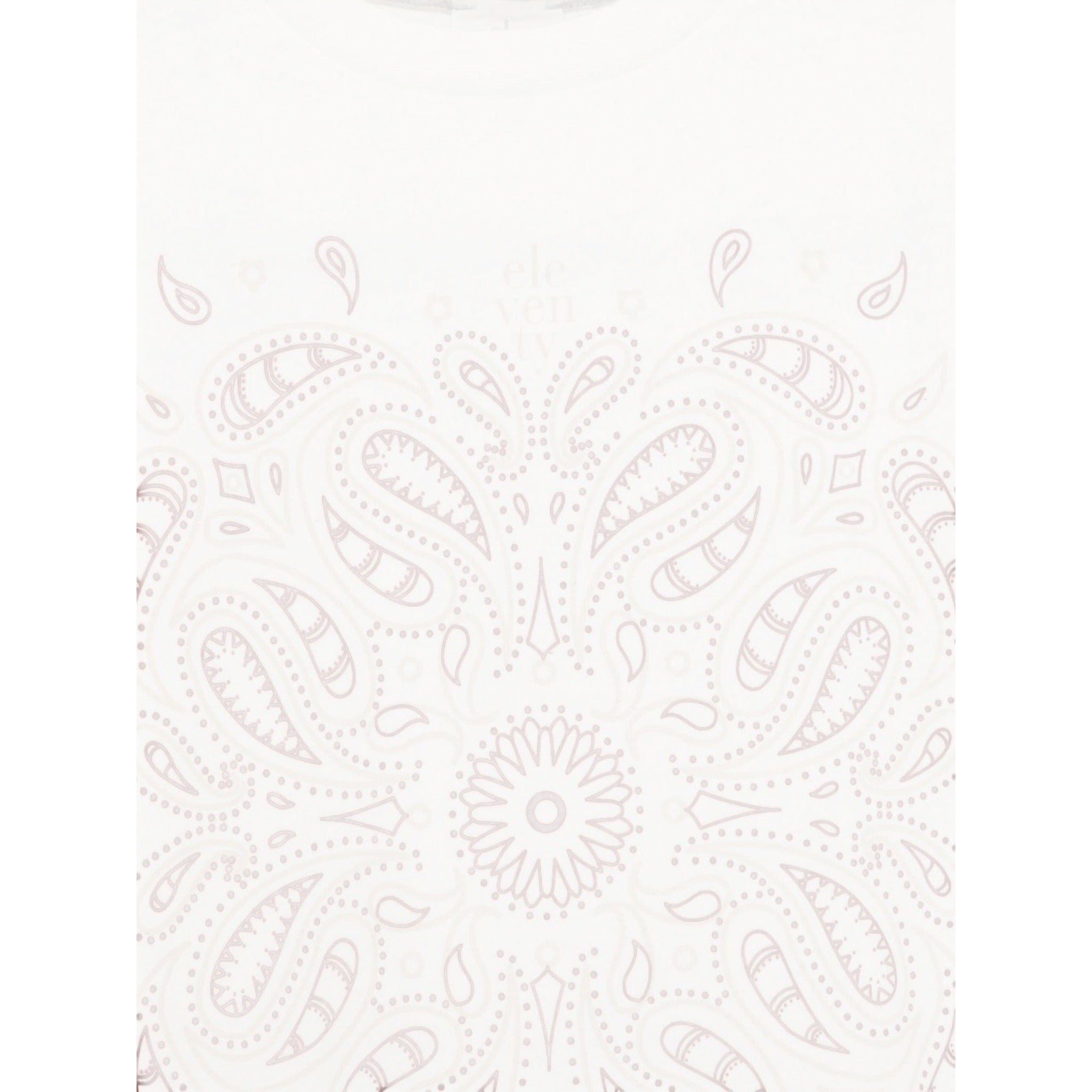 Eleventy T-Shirt Girocollo tinta unita con Stampa Bianco per Bambino EW8P11 BIANCO ELEVENTY 