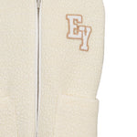 Eleventy Felpa Modello Teddy Bicolore con Zip Grigio/Panna per Bambino EX2P27 GRIGIO/PANNA ELEVENTY 